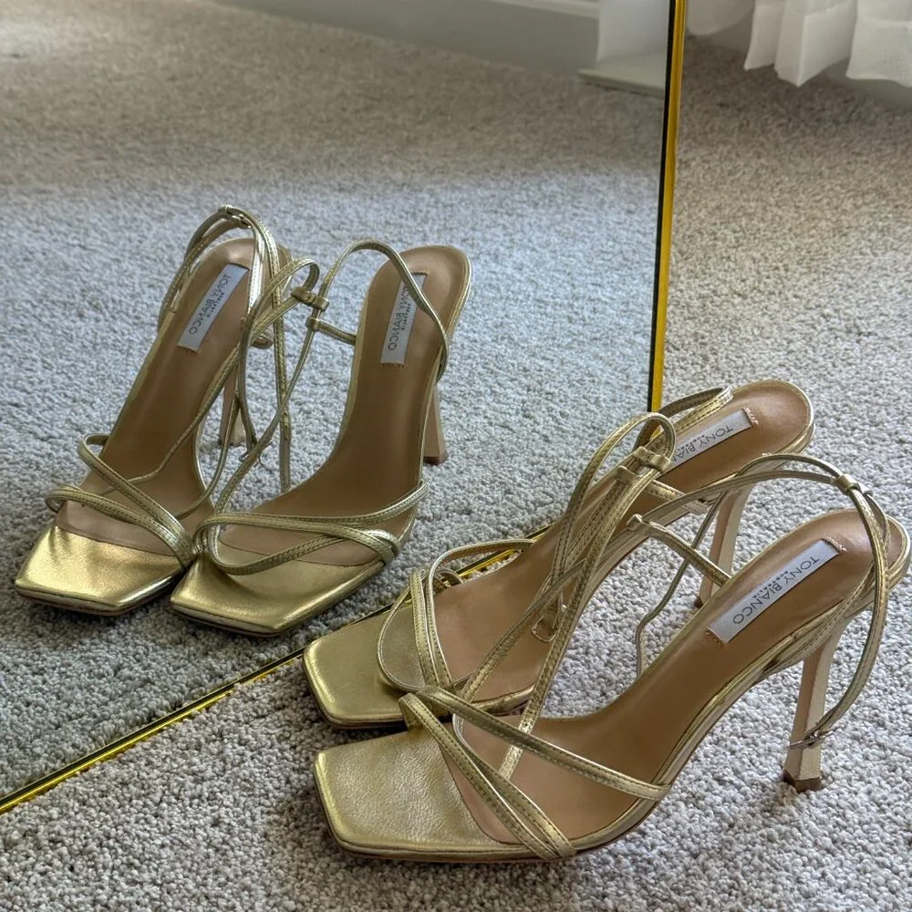 Tony Bianco - Franci High Heel Gold Stiletto - Picture 3 of 8